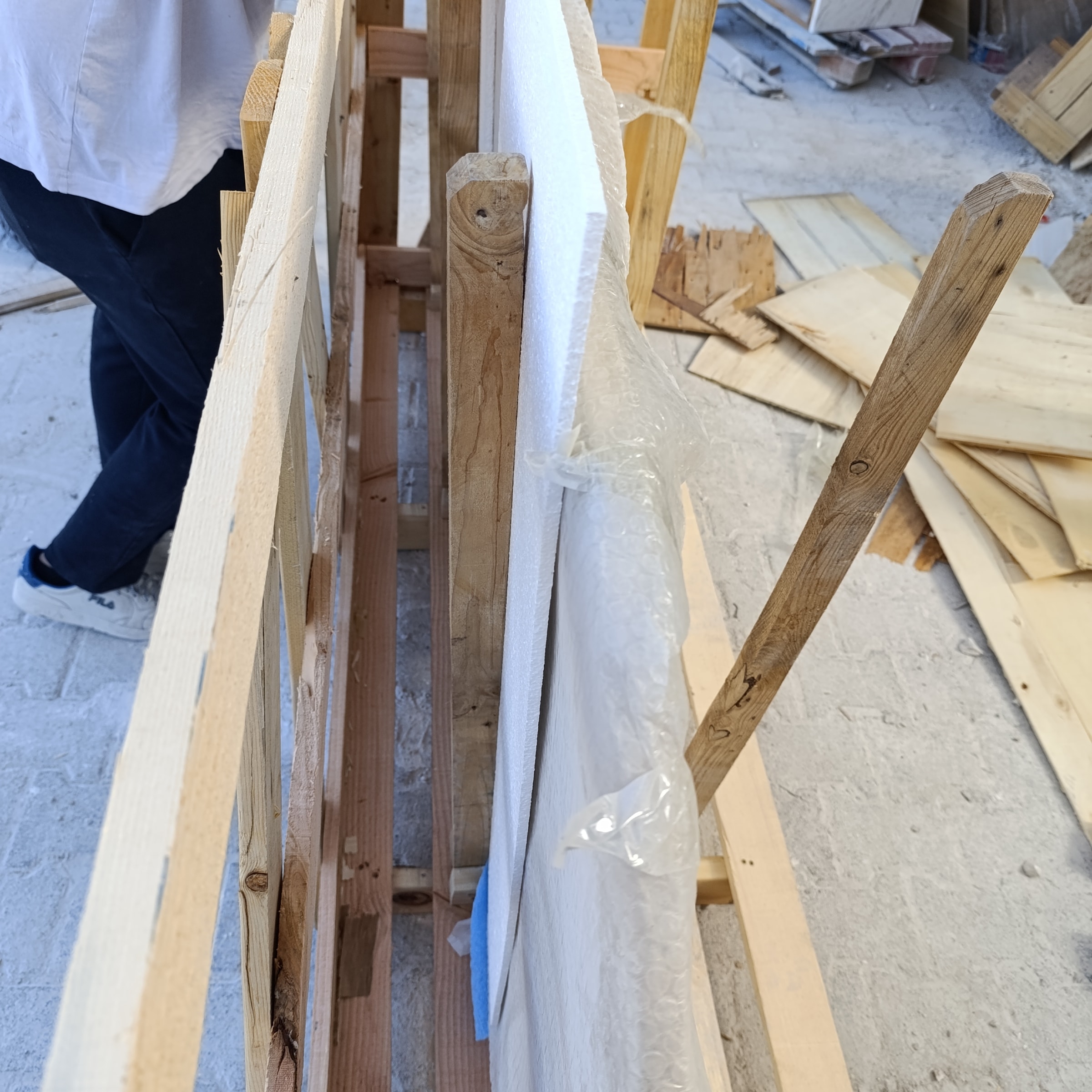Travertine Marble Table — view 9