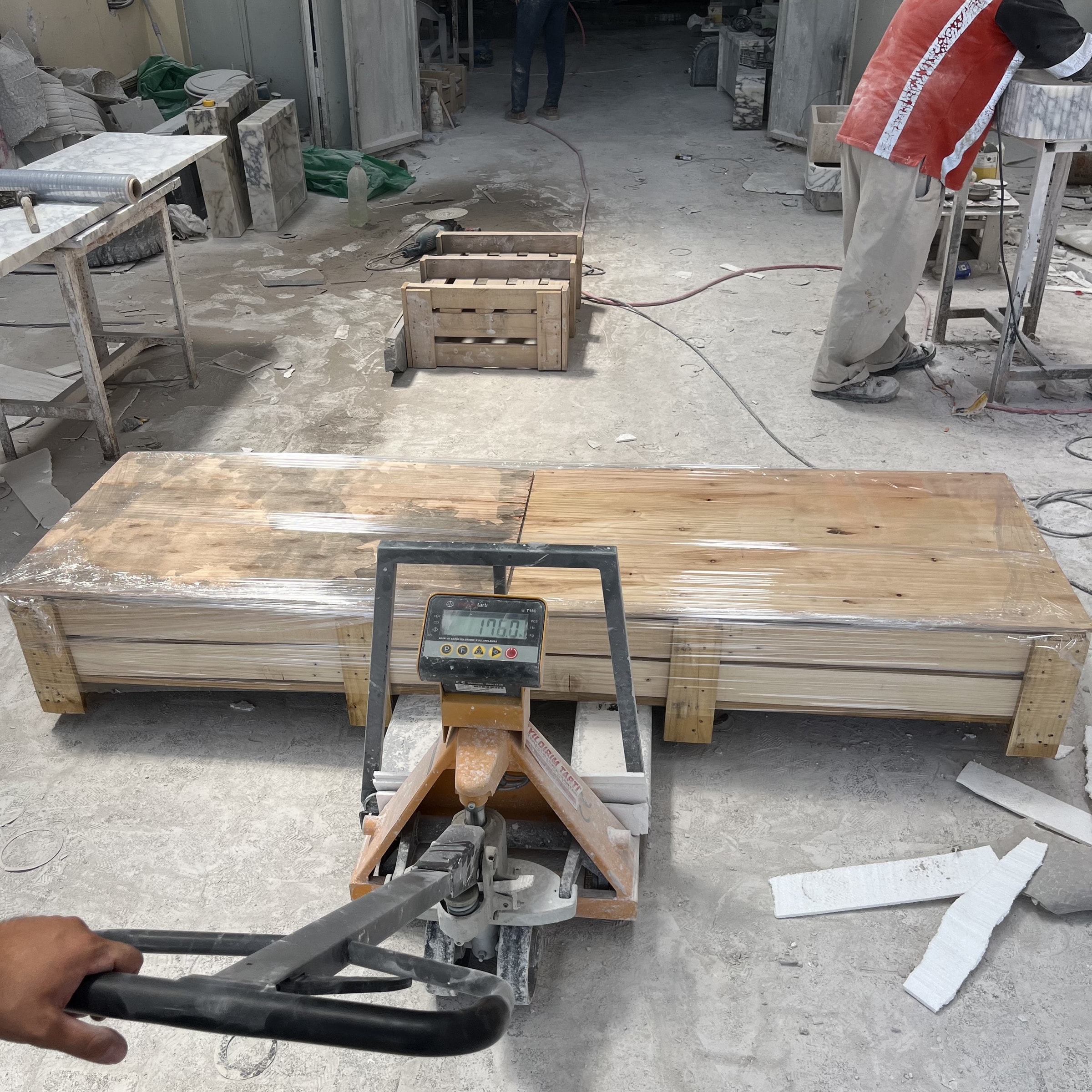 Travertine Marble Sink — view 10