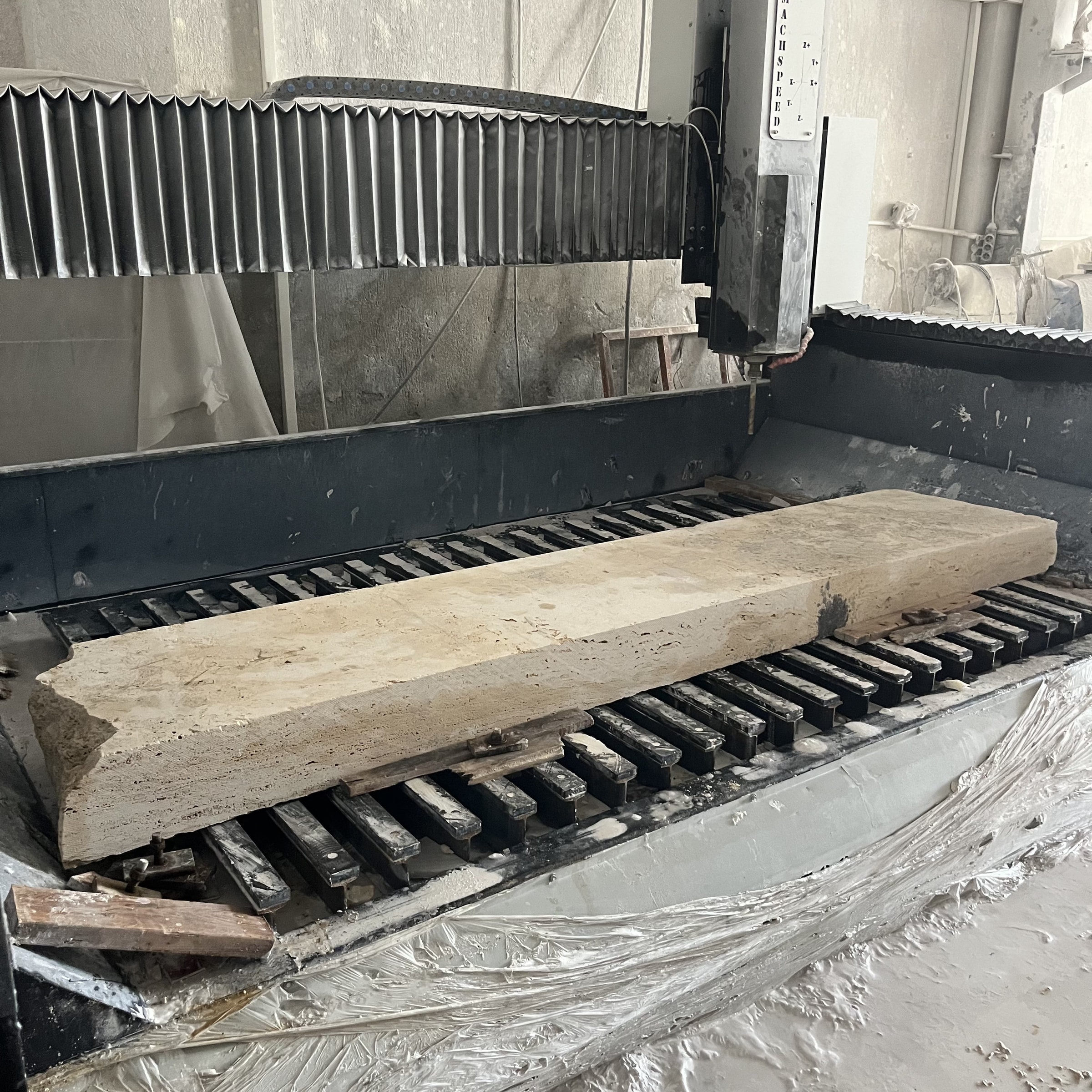 Travertine Marble Sink — view 6