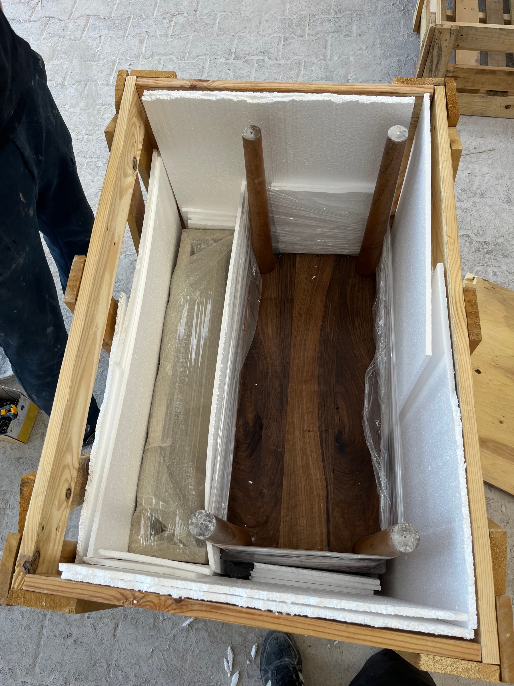 Travertine Marble Vanity — view 9