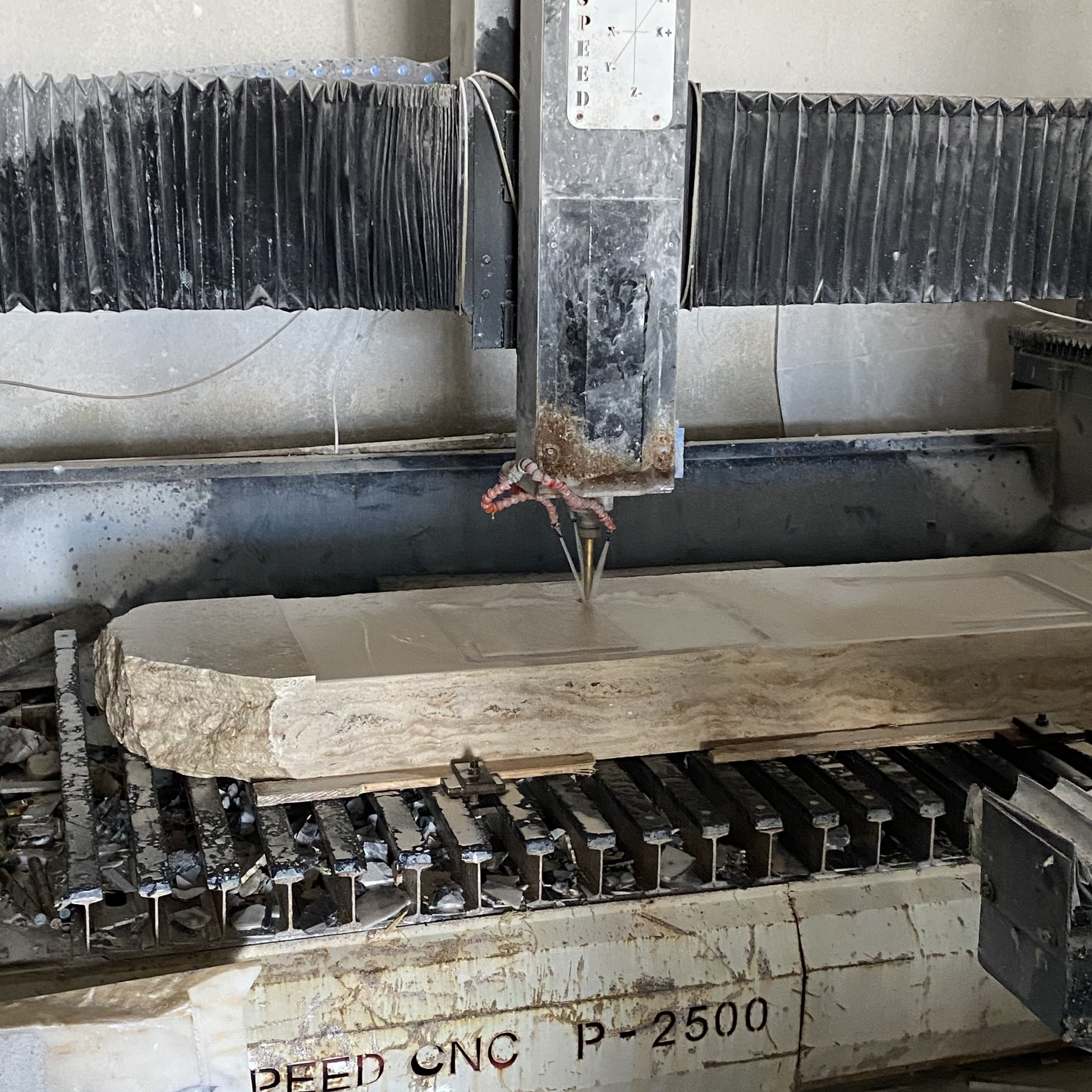 Travertine Marble Sink — view 6