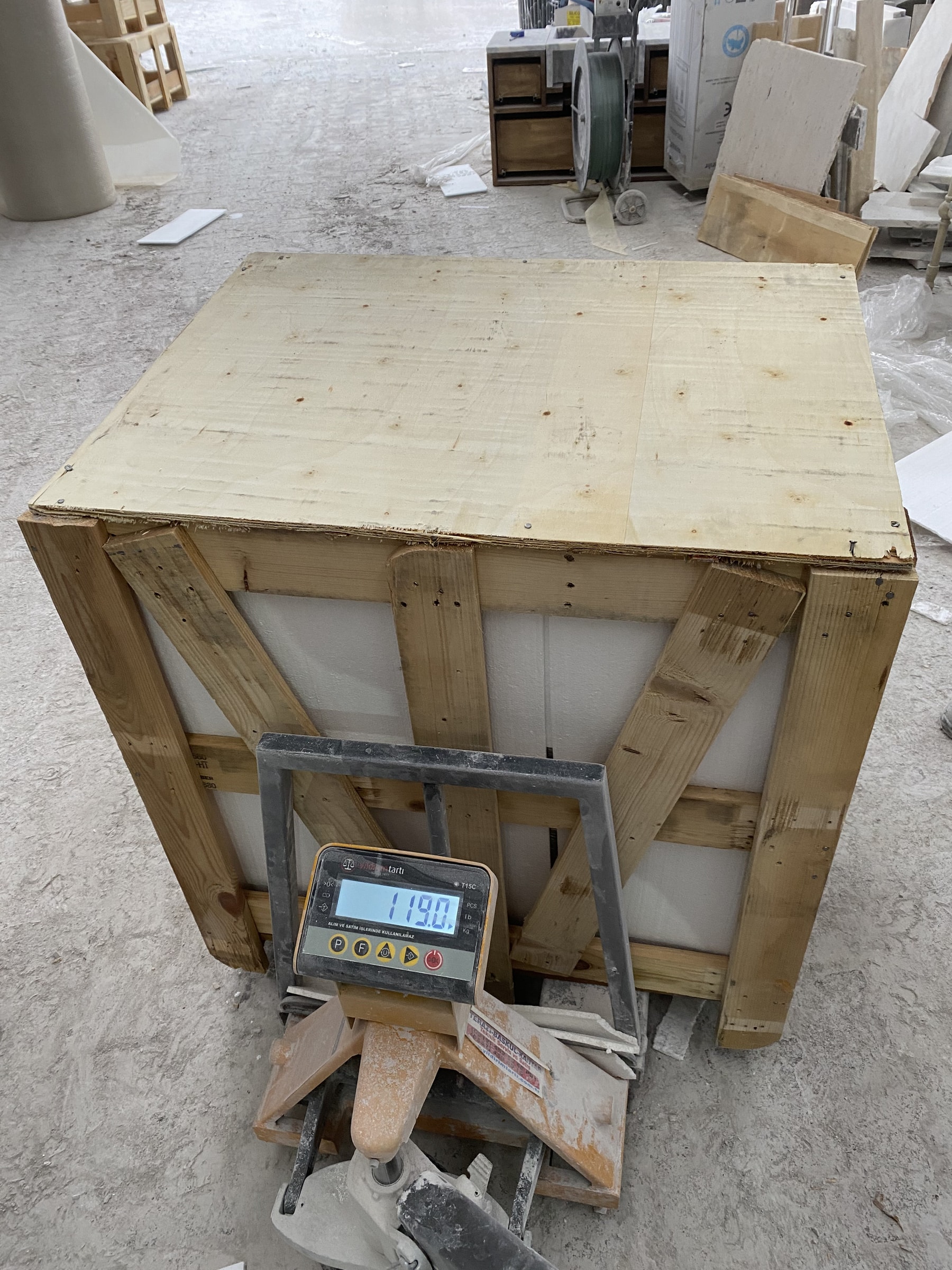 Travertine Marble Vanity — view 9