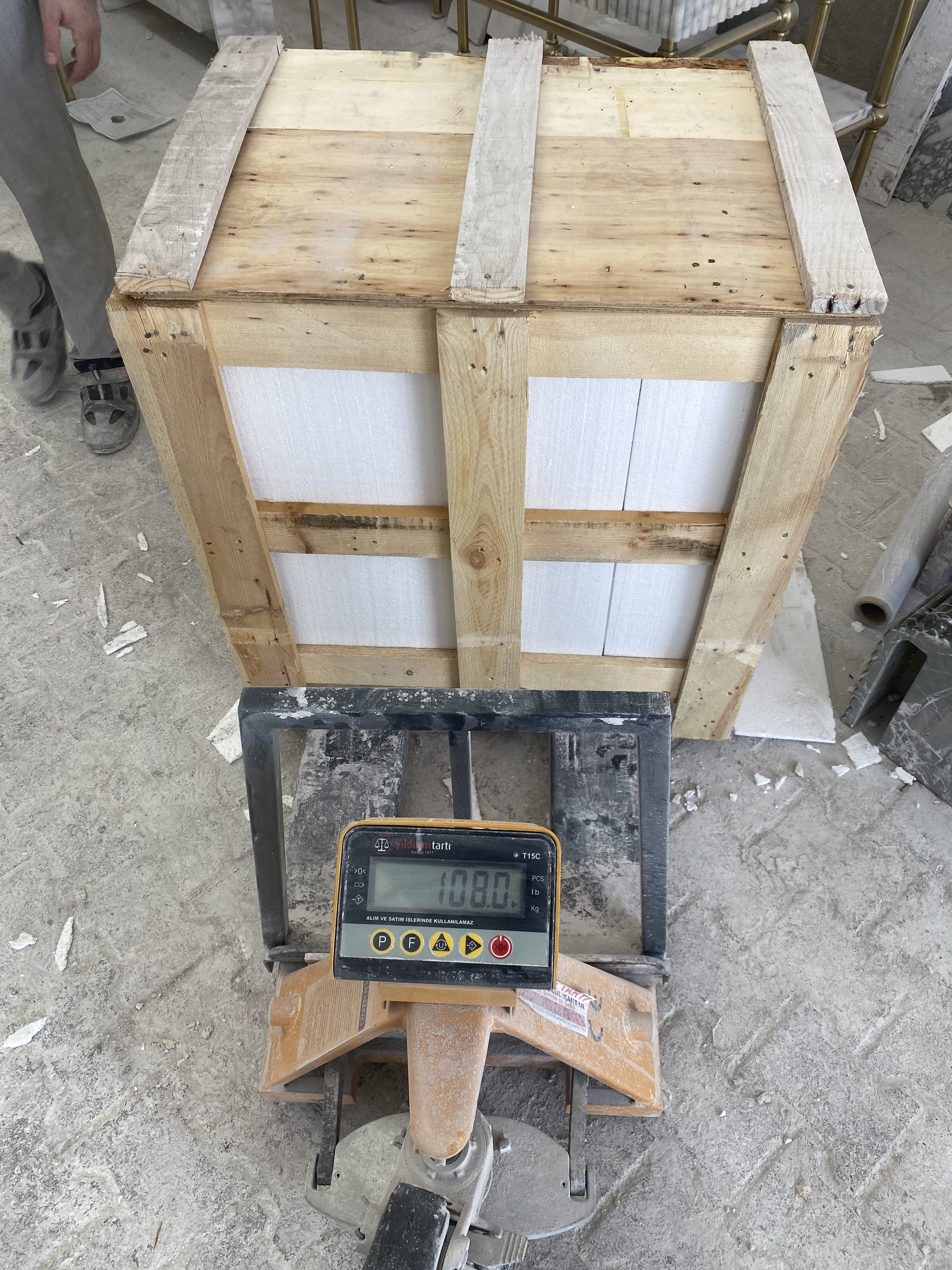 Travertine Marble Vanity — view 10