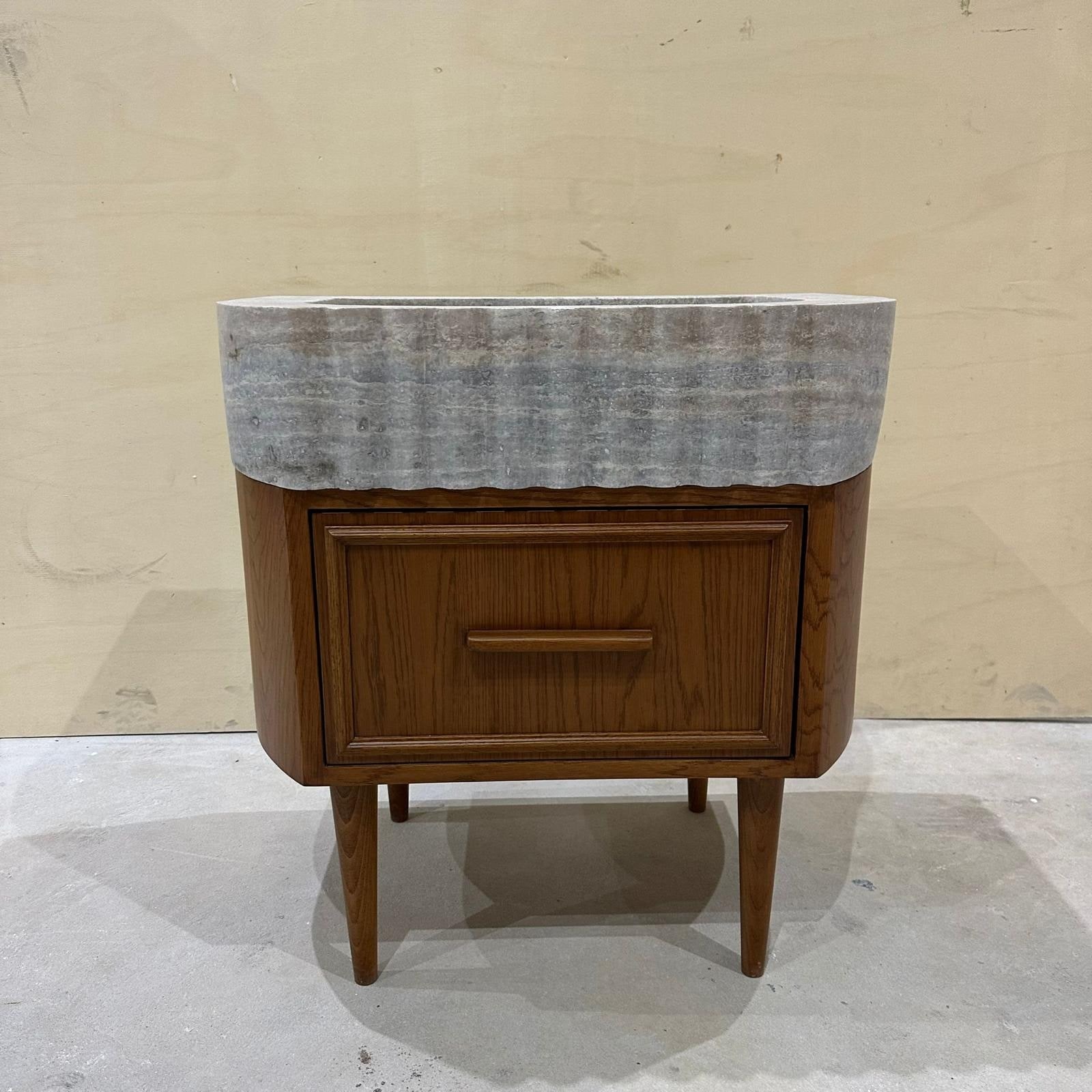 Travertine Marble Vanity — view 6