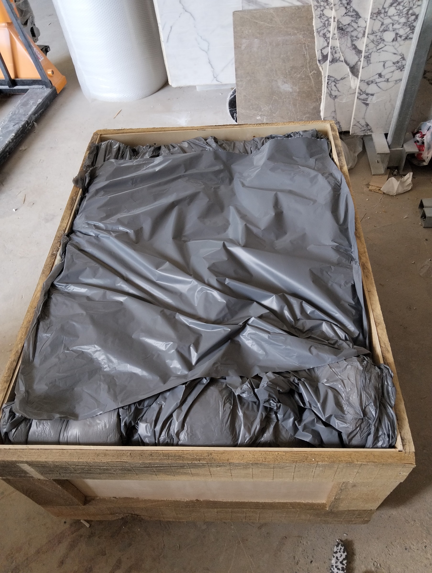 Travertine Marble Sink — view 6