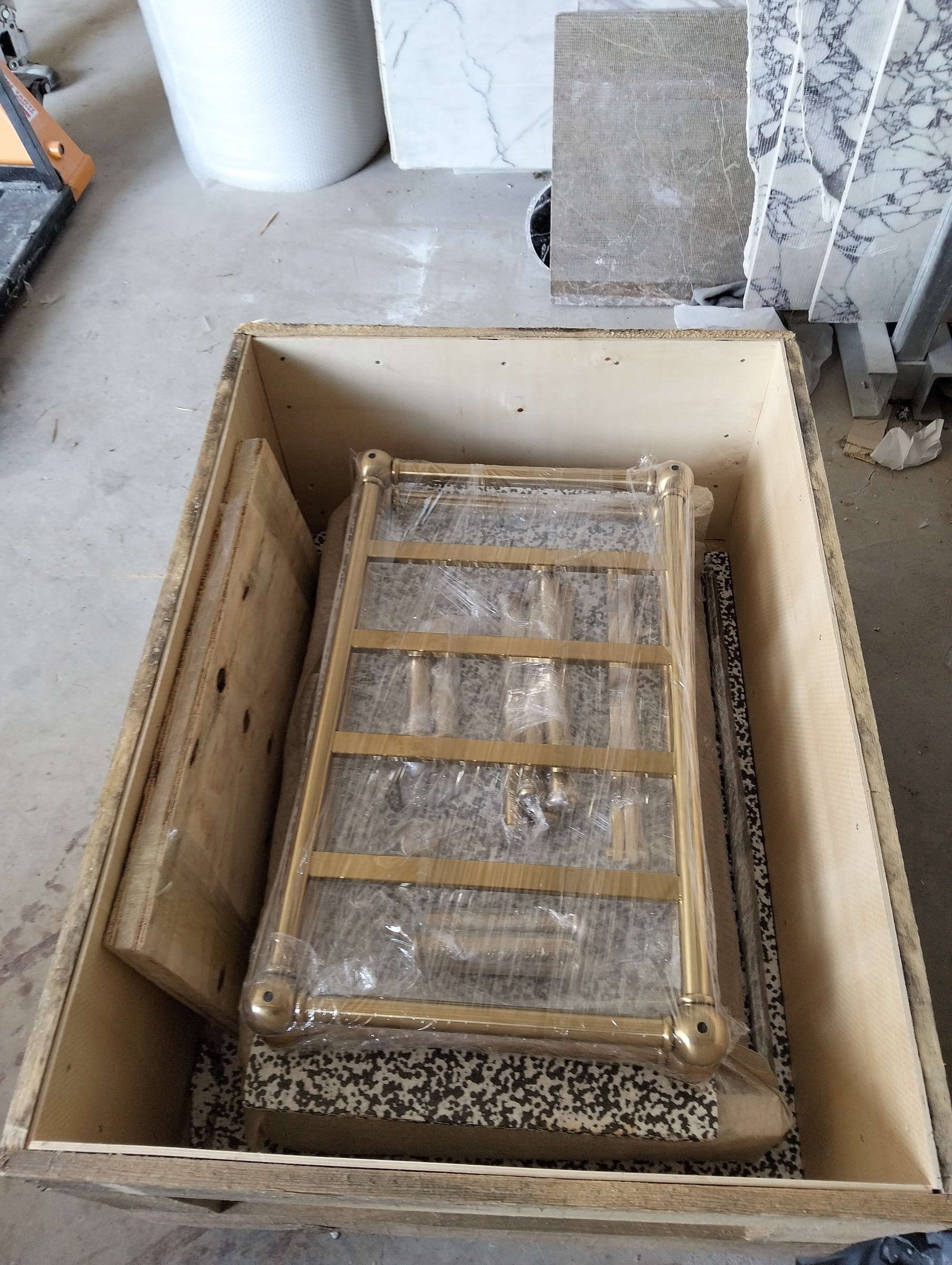 Travertine Marble Sink — view 7