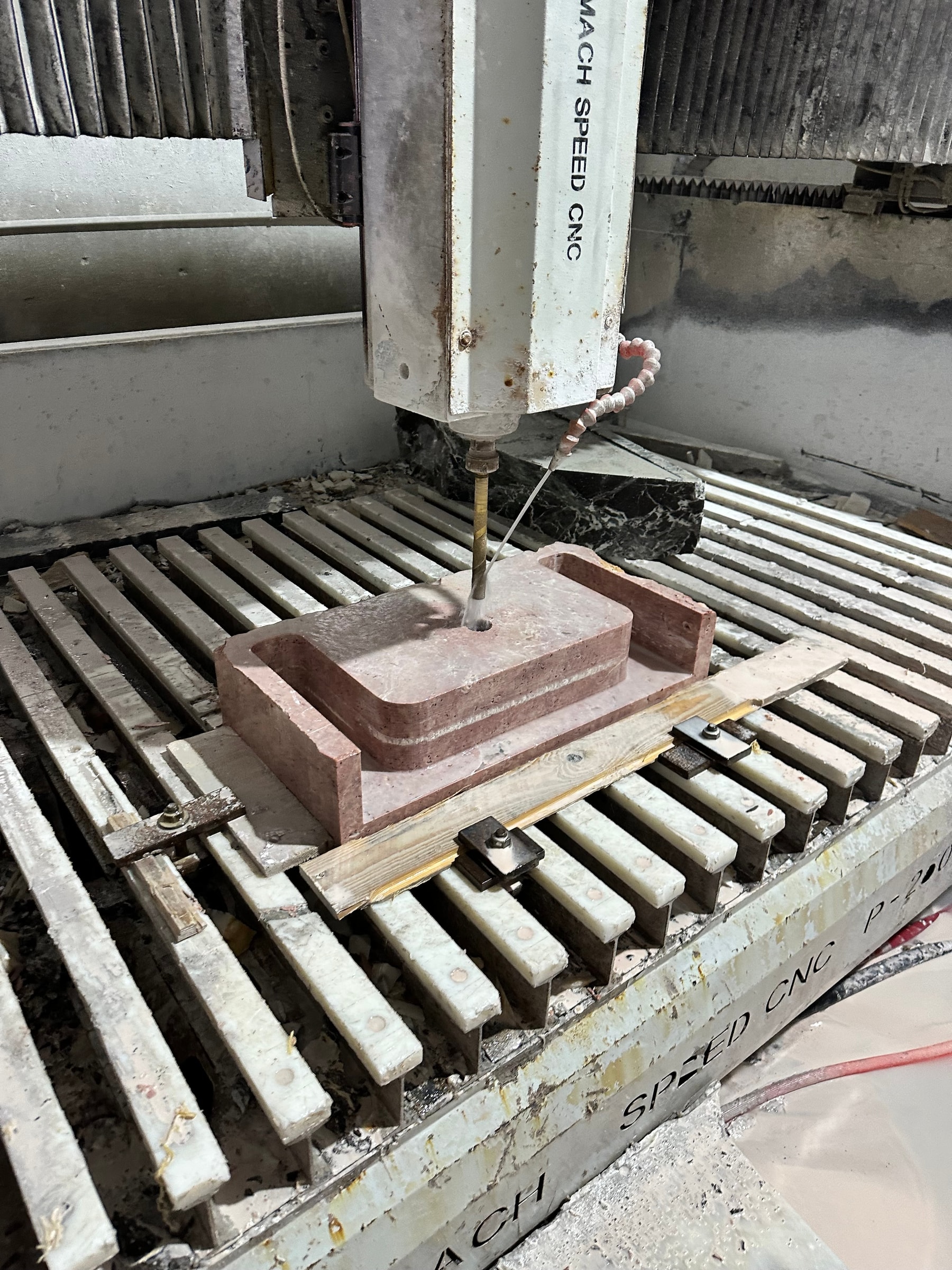 Travertine Marble Sink — view 5