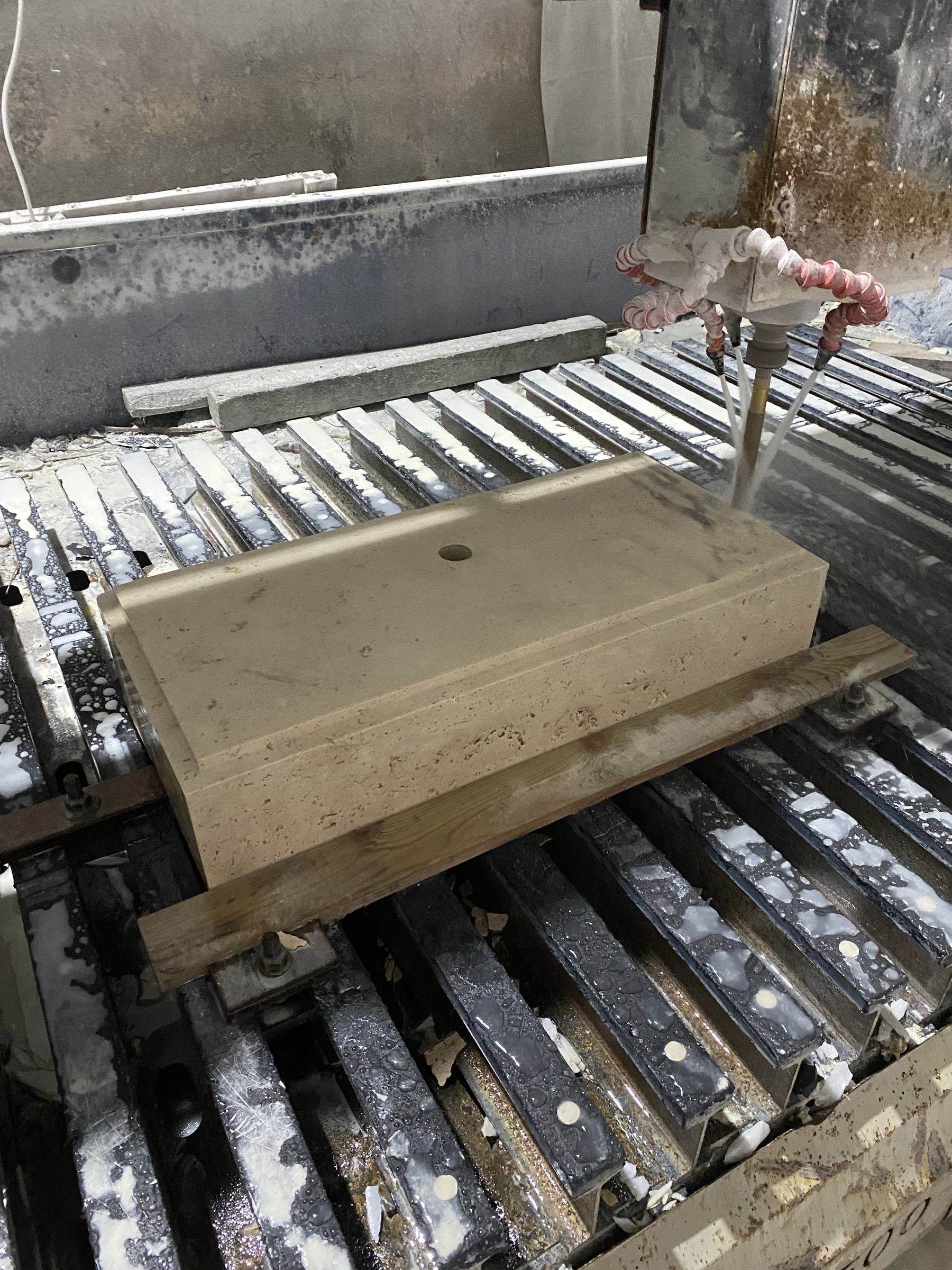 Travertine Marble Vanity — view 5