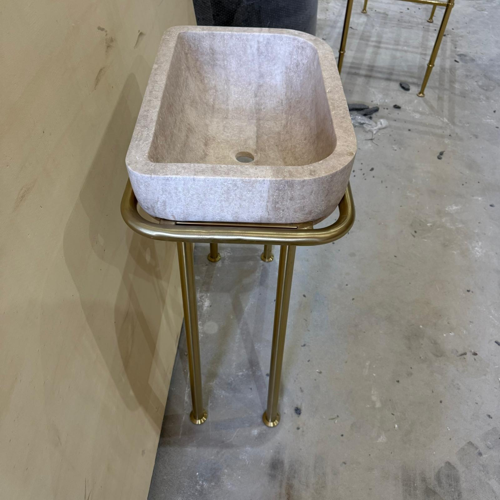 Travertine Marble Sink — view 3