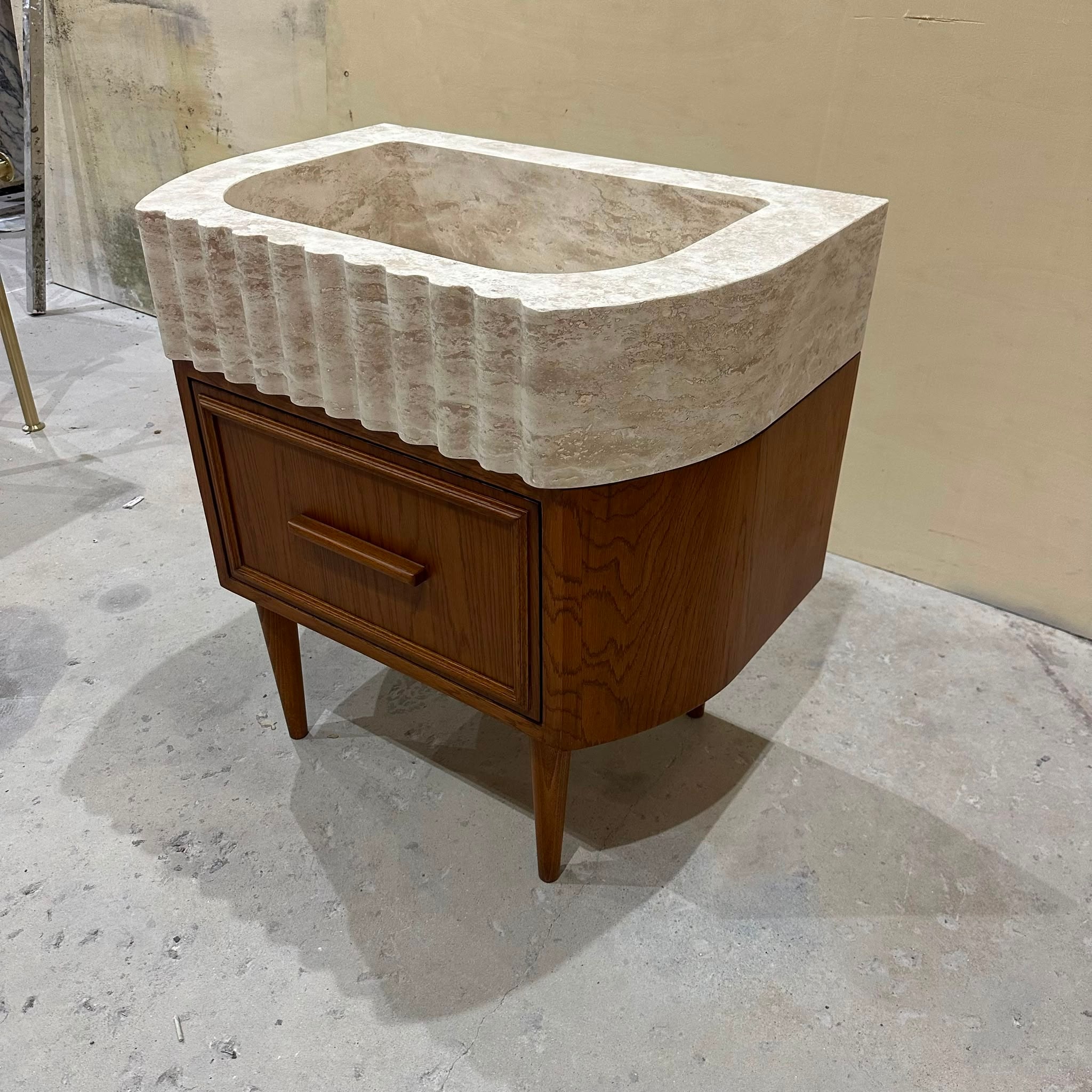 Travertine Marble Vanity — view 3
