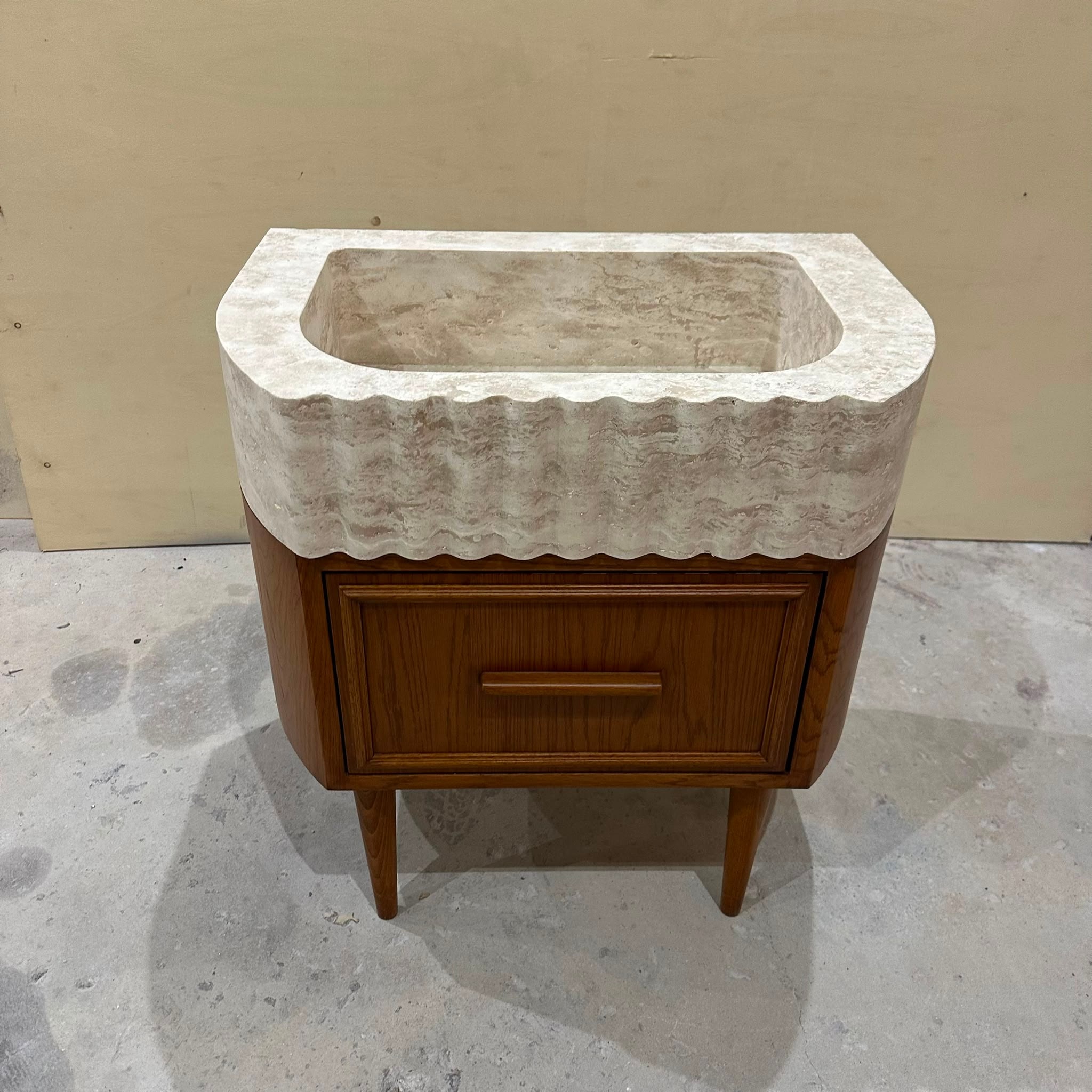 Travertine Marble Vanity — view 4